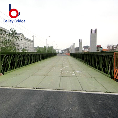 temporary steel bailey bridge